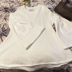 White free people sweater size small